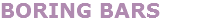 boring-bars